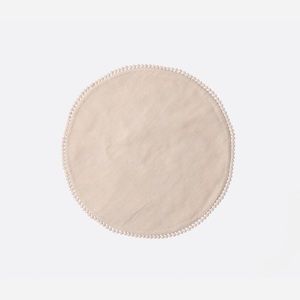 Pom Pom Linen color Placemats Set of 8 Brand New!